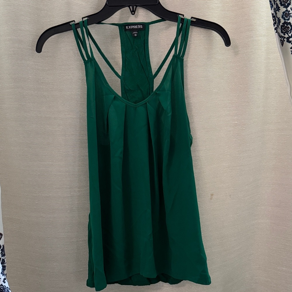 Express Emerald Green Camisole Top